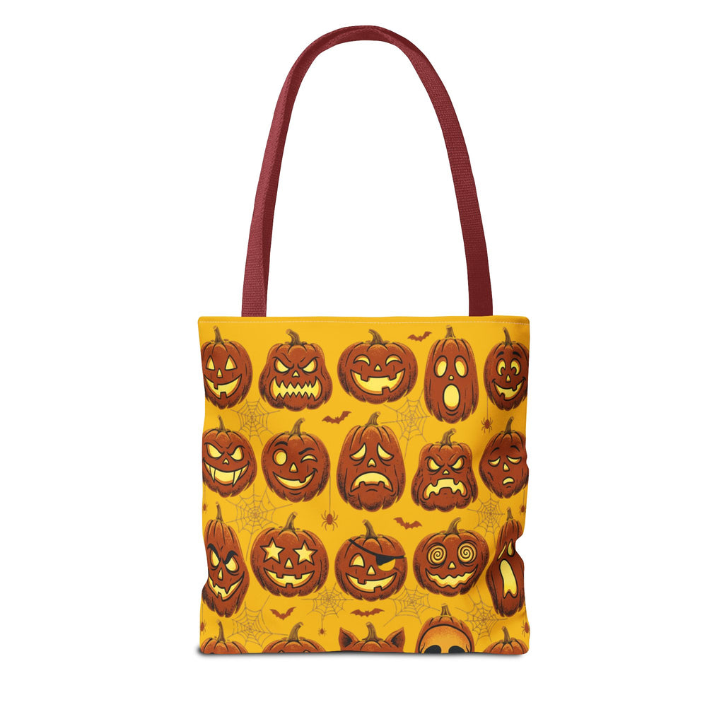 Vintage Halloween Jack-O'-Lantern Pumpkin Tote Bag