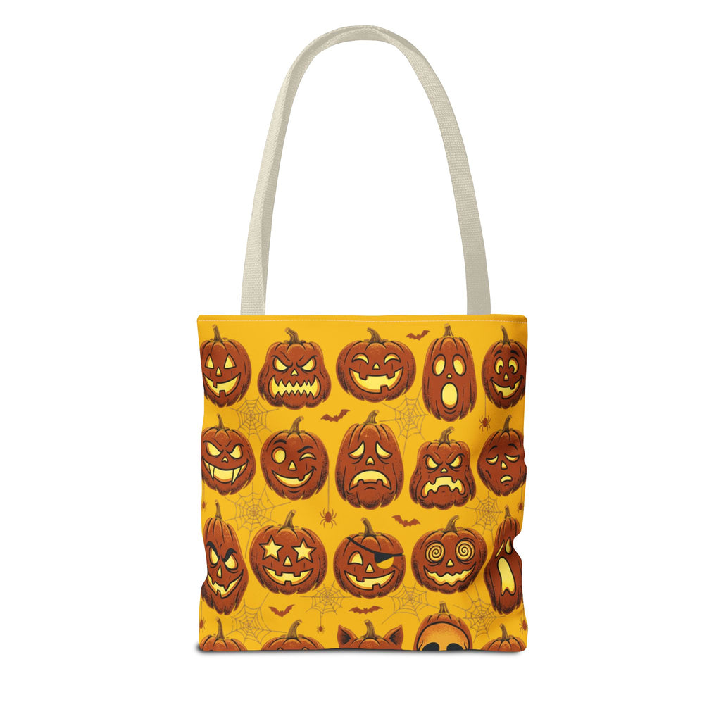 Vintage Halloween Jack-O'-Lantern Pumpkin Tote Bag