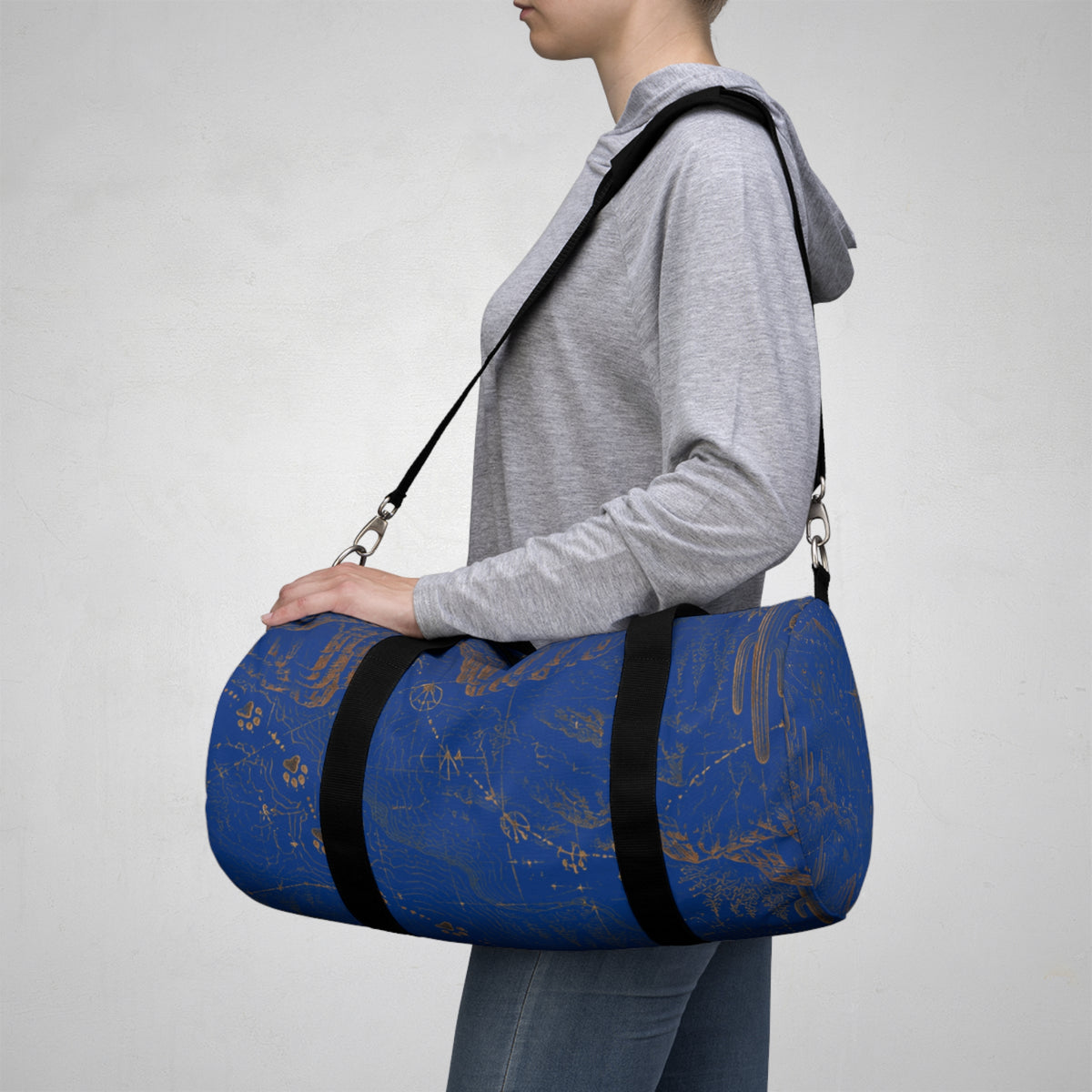 Dark Sky Outpost Duffel Bag – Vintage Desert Astronomy Travel Bag