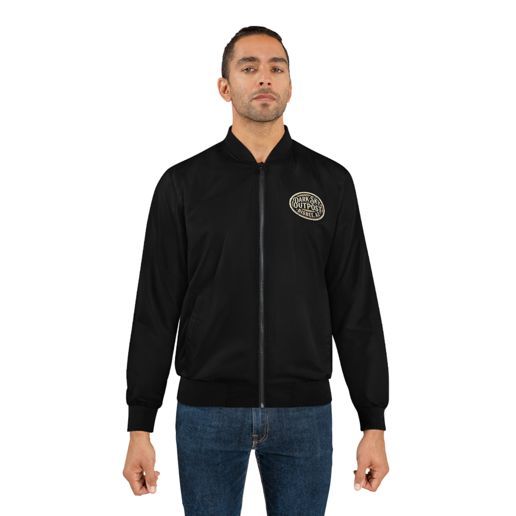 Dark Western Bull Skull Snake Bomber Jacket