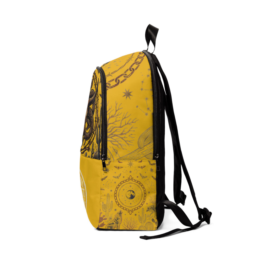 Dark Sky Outpost Yellow Skull Backpack