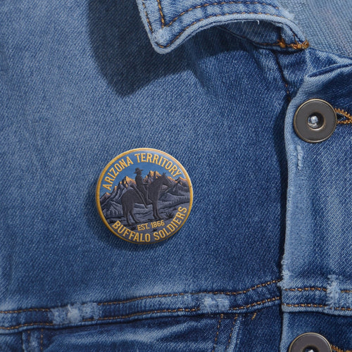Arizona Territory Buffalo Soldiers (Est. 1866) PIN BUTTON - Dark Sky Outpost