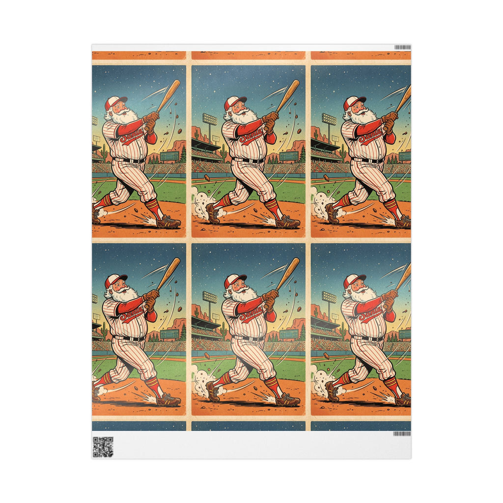Baseball Batter Wrapping Paper - Dark Sky Outpost