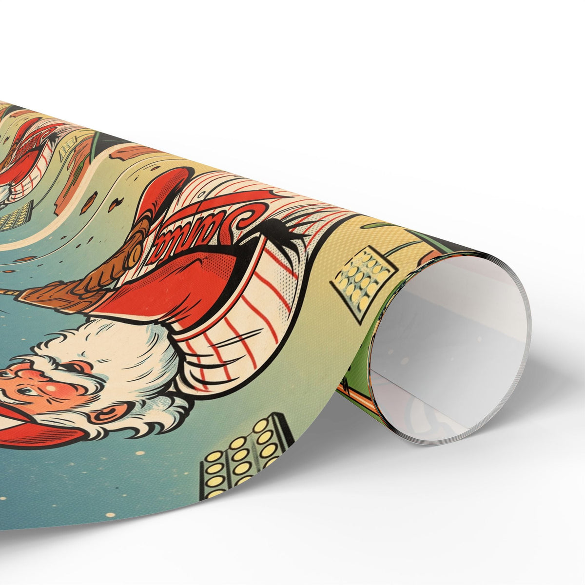 Baseball Batter Wrapping Paper - Dark Sky Outpost