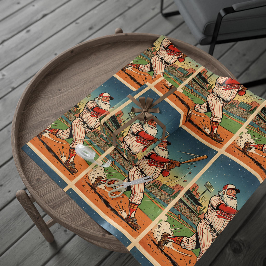 Baseball Batter Wrapping Paper - Dark Sky Outpost