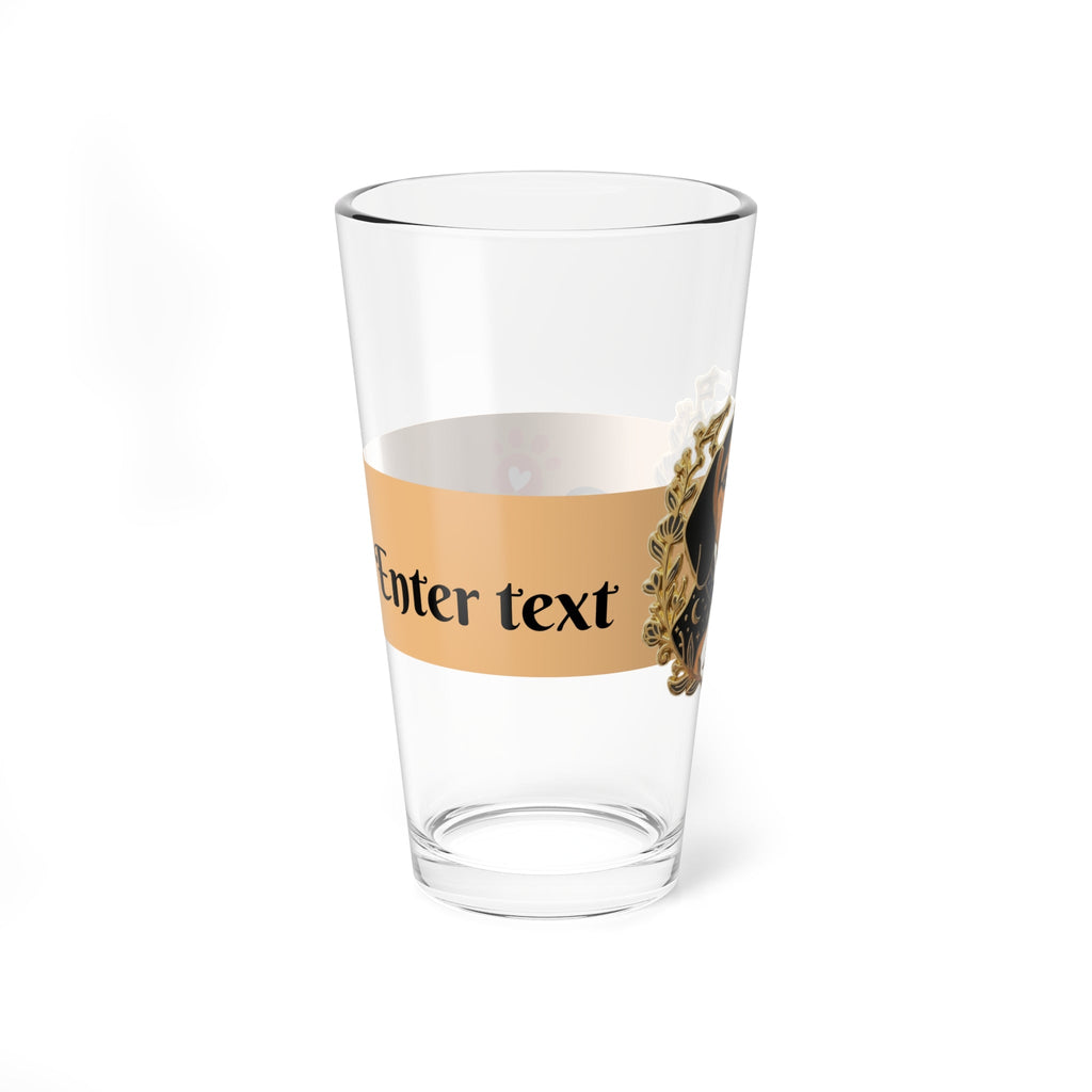 Beagle Portrait 16oz Mixing Glass — Personalized Bar Pint Glass - Dark Sky Outpost