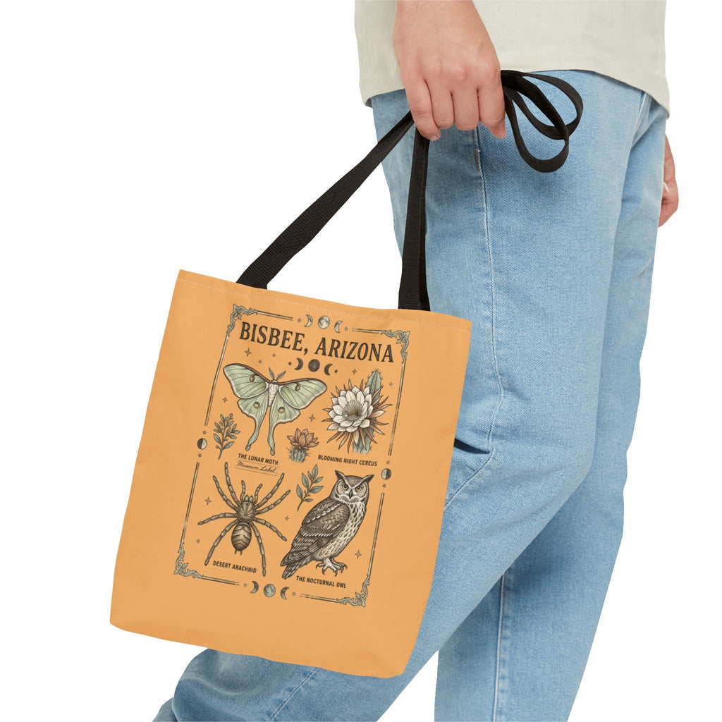 Bisbee Arizona Desert Nature Vintage Tote Bag - Dark Sky Outpost