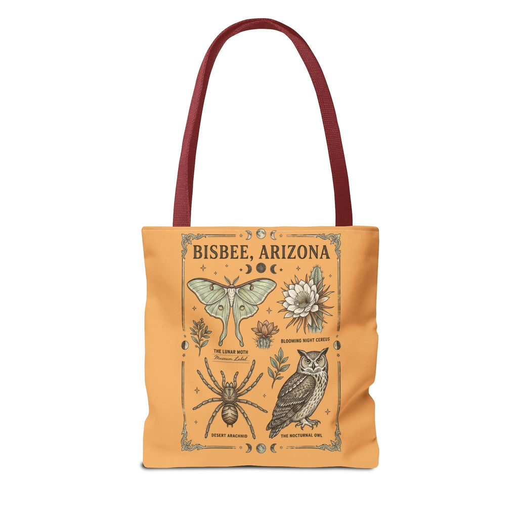 Bisbee Arizona Desert Nature Vintage Tote Bag - Dark Sky Outpost