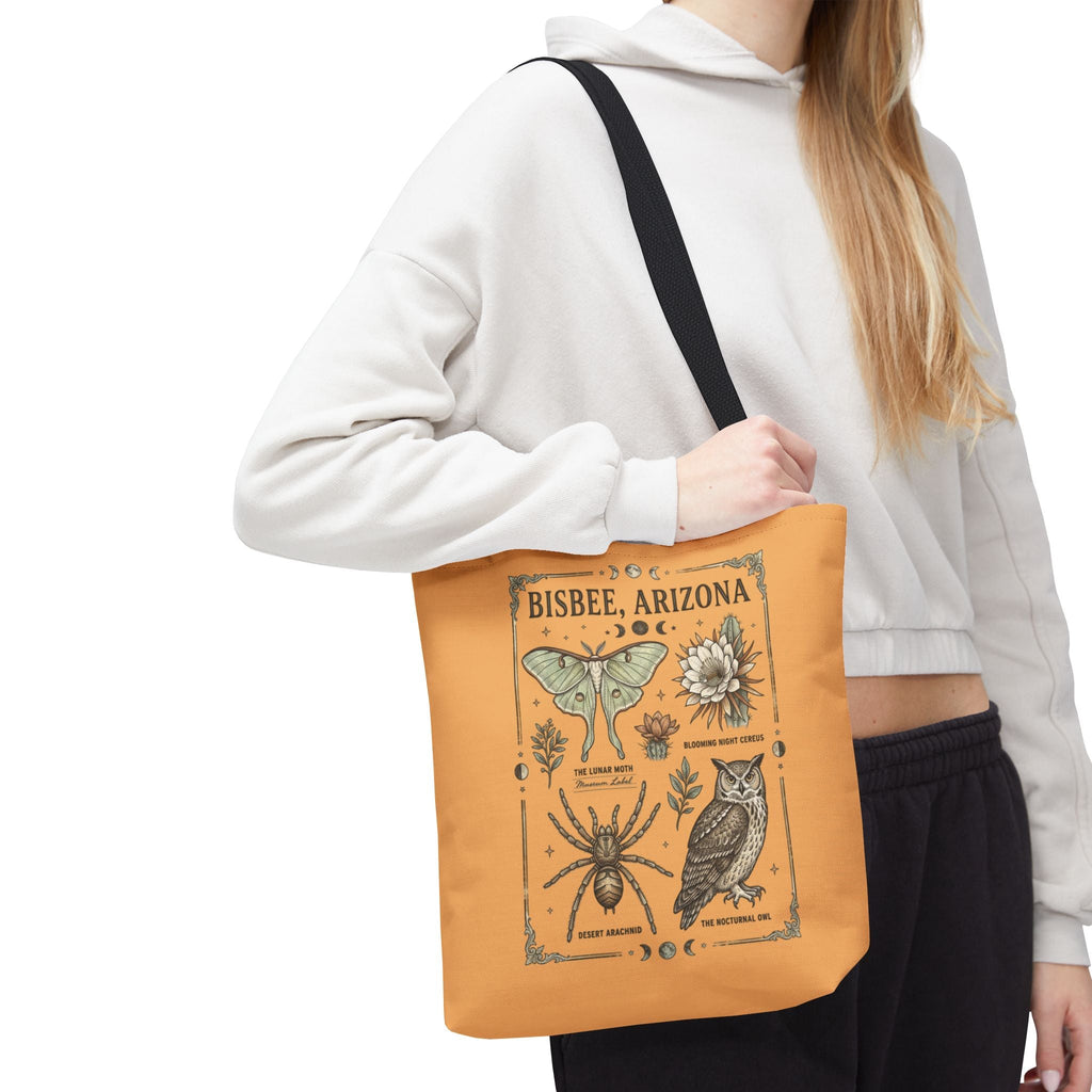 Bisbee Arizona Desert Nature Vintage Tote Bag - Dark Sky Outpost