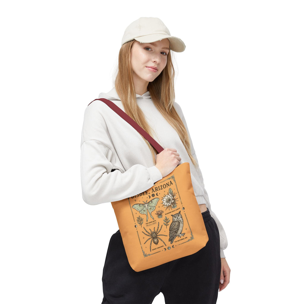 Bisbee Arizona Desert Nature Vintage Tote Bag - Dark Sky Outpost