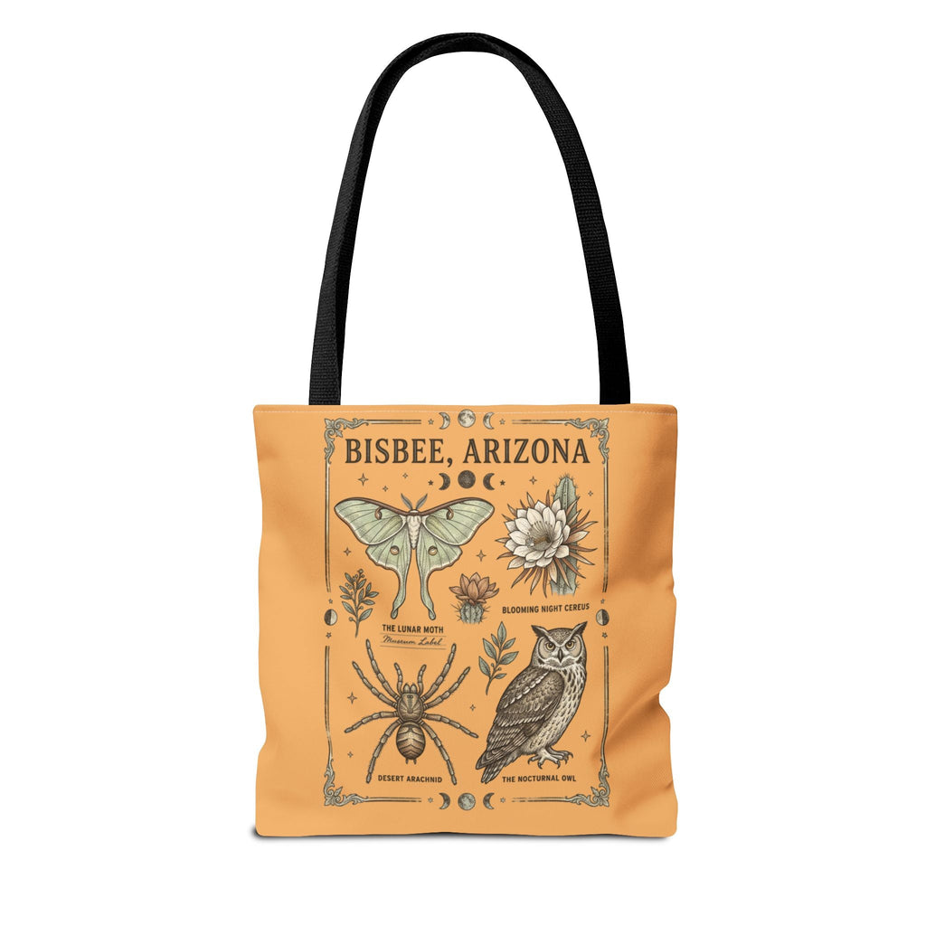 Bisbee Arizona Desert Nature Vintage Tote Bag - Dark Sky Outpost