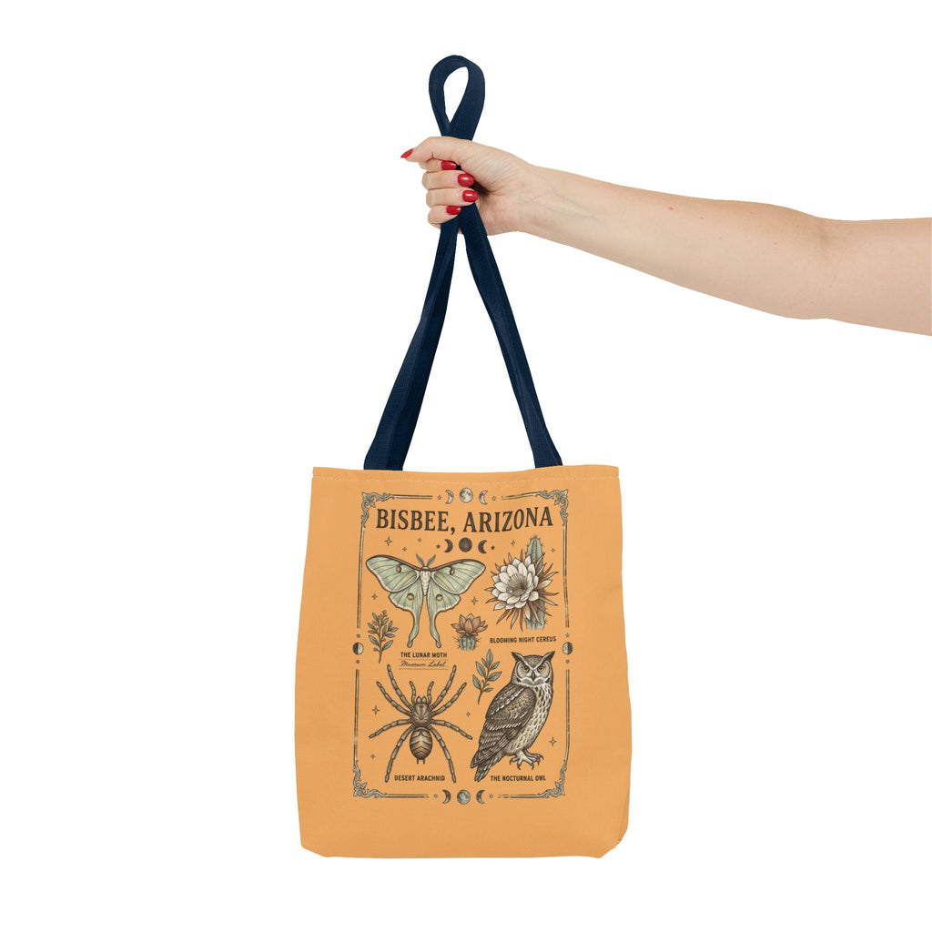 Bisbee Arizona Desert Nature Vintage Tote Bag - Dark Sky Outpost