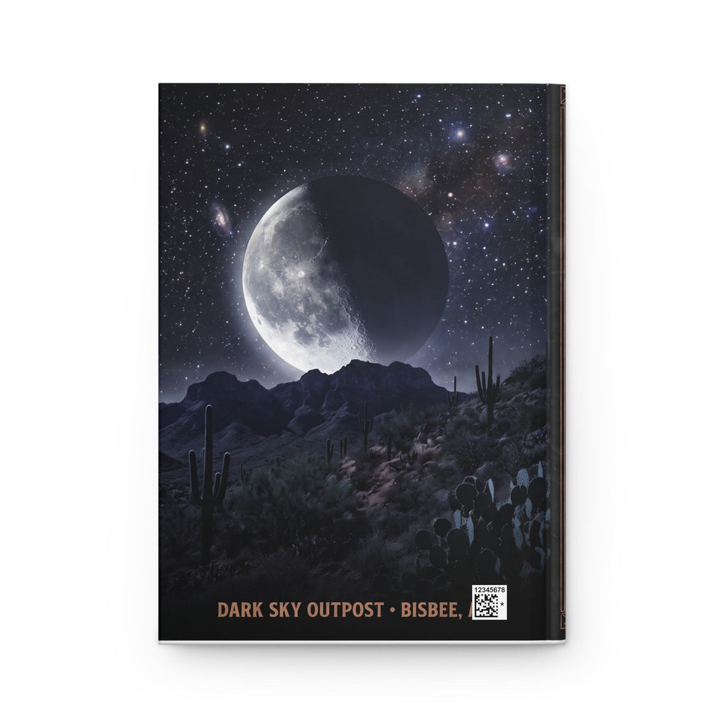 Bisbee, Arizona Nightscape Hardcover Journal — Dark Sky Outpost Lined Notebook - Dark Sky Outpost