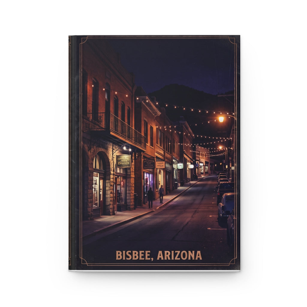 Bisbee, Arizona Nightscape Hardcover Journal — Dark Sky Outpost Lined Notebook - Dark Sky Outpost