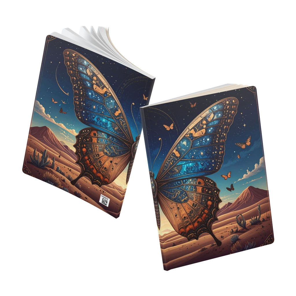 Butterfly Desert Journal — Illustrated Softcover Dream Notebook - Dark Sky Outpost