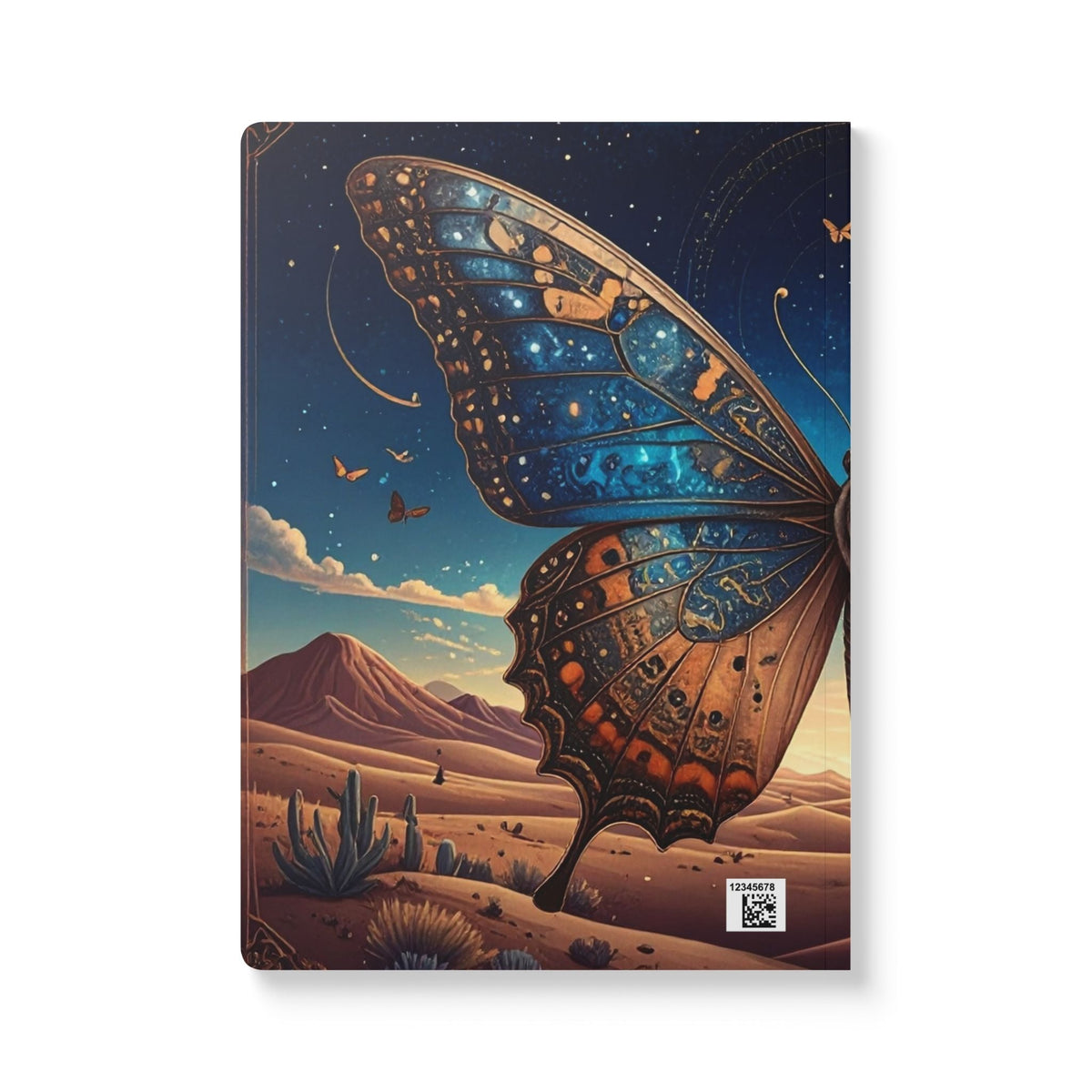 Butterfly Desert Journal — Illustrated Softcover Dream Notebook - Dark Sky Outpost