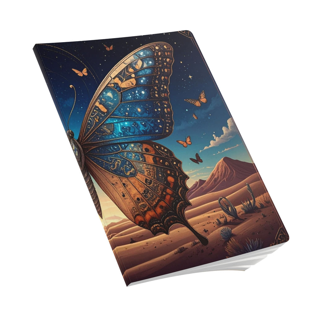Butterfly Desert Journal — Illustrated Softcover Dream Notebook - Dark Sky Outpost