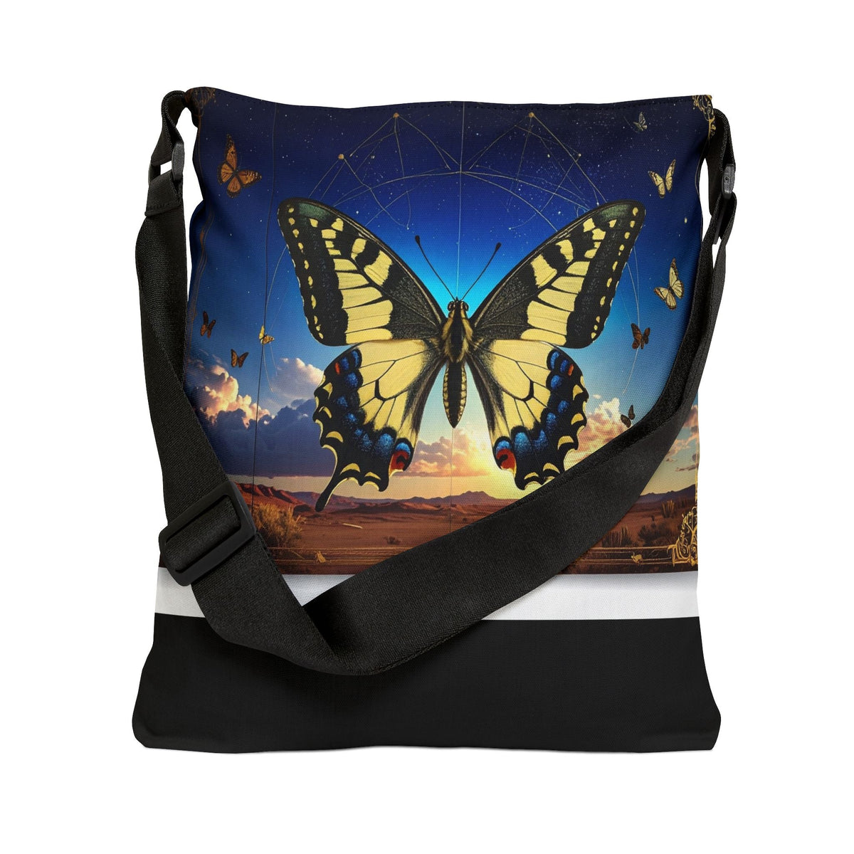Butterfly Sunset Tote Bag - Dark Sky Outpost