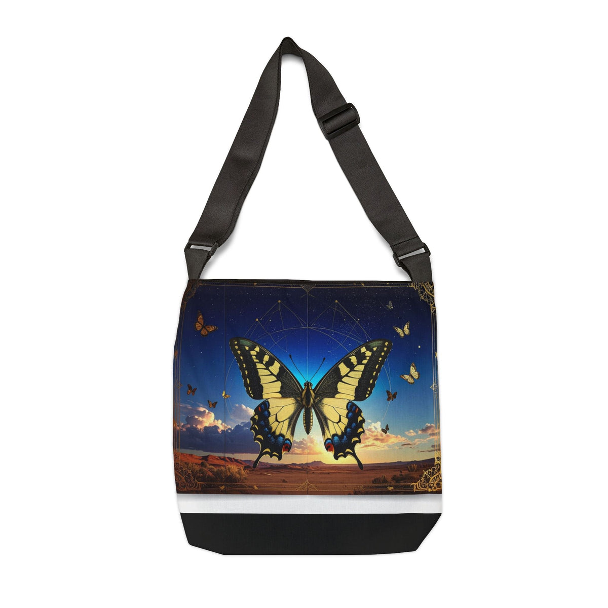 Butterfly Sunset Tote Bag - Dark Sky Outpost