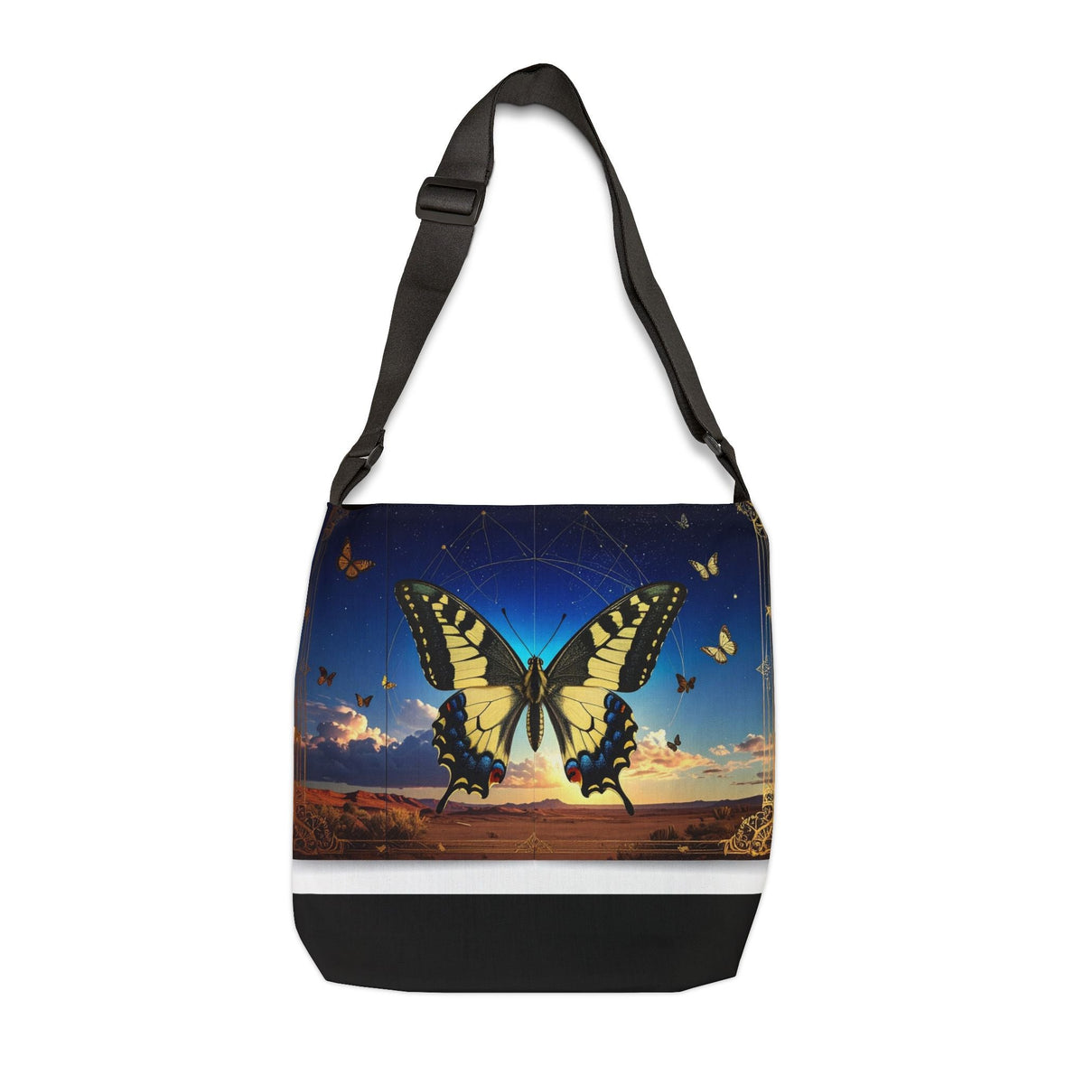 Butterfly Sunset Tote Bag - Dark Sky Outpost