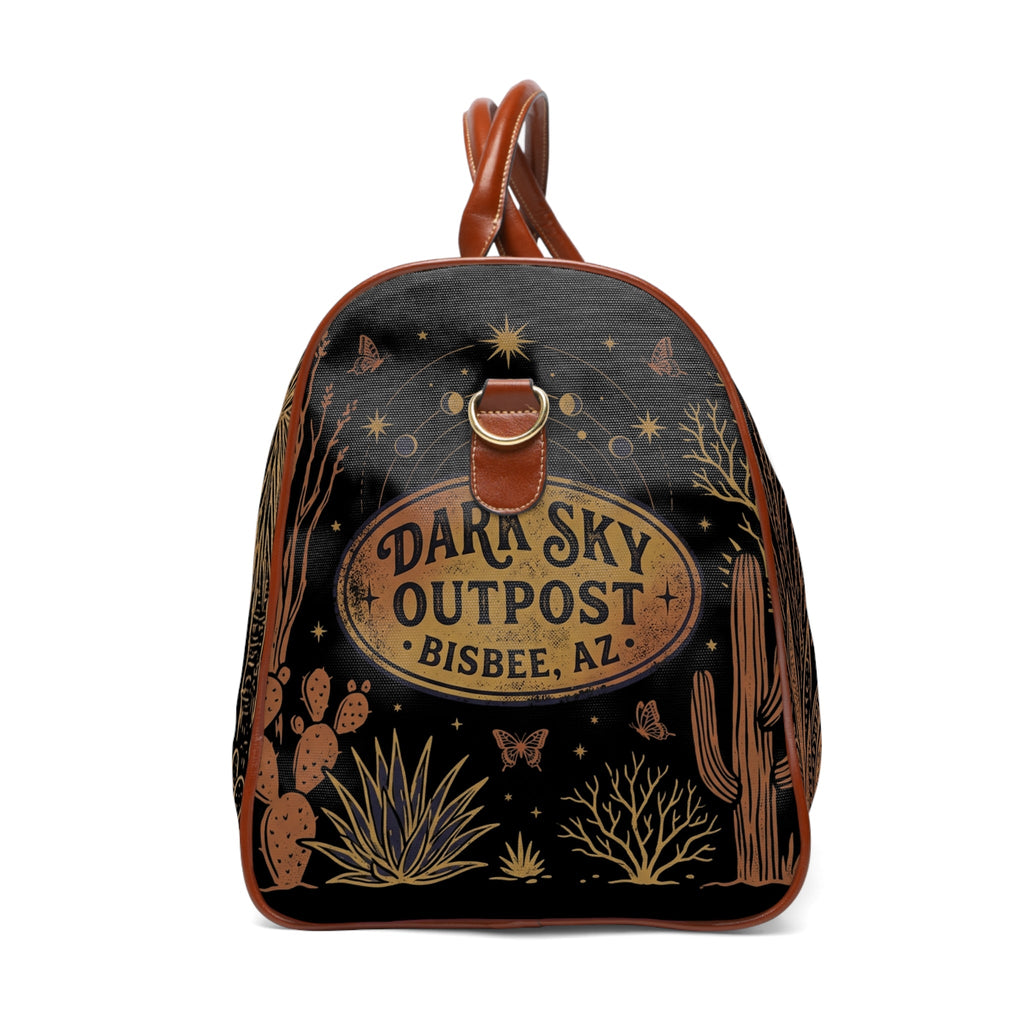 Celestial Botanical Waterproof Travel Bag - Dark Sky Outpost