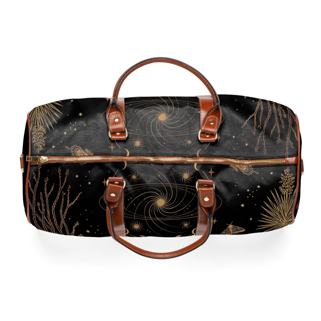 Celestial Botanical Waterproof Travel Bag - Dark Sky Outpost