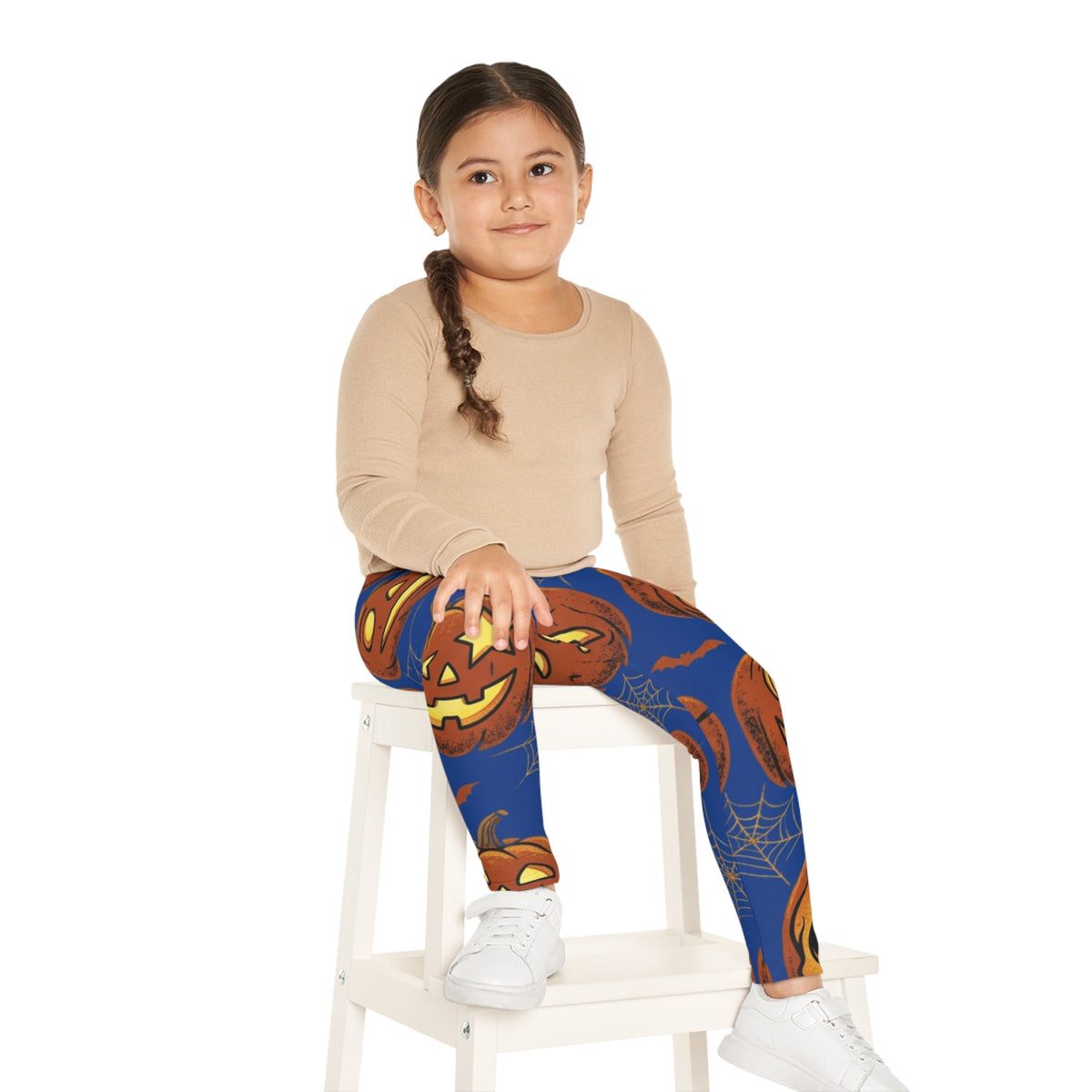 Copy of Kids Bat Pattern Leggings — Cute Halloween Bat Print All-Over-Print Leggings for Children - Dark Sky Outpost