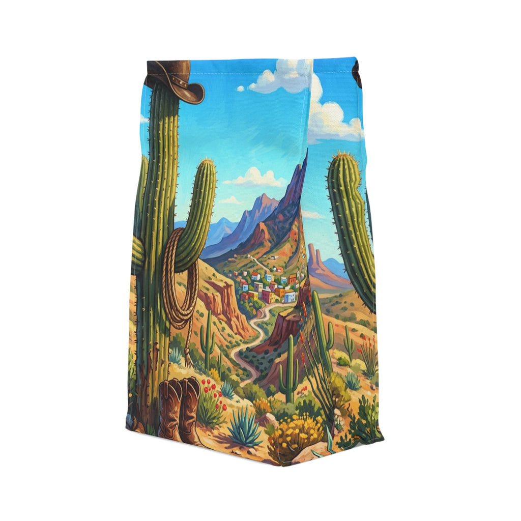 Desert Cactus Landscape Lunch Bag - Dark Sky Outpost