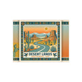 Desert Lands Ceramic Photo Tile — Southwest Roadscape Decorative Tile - Dark Sky Outpost