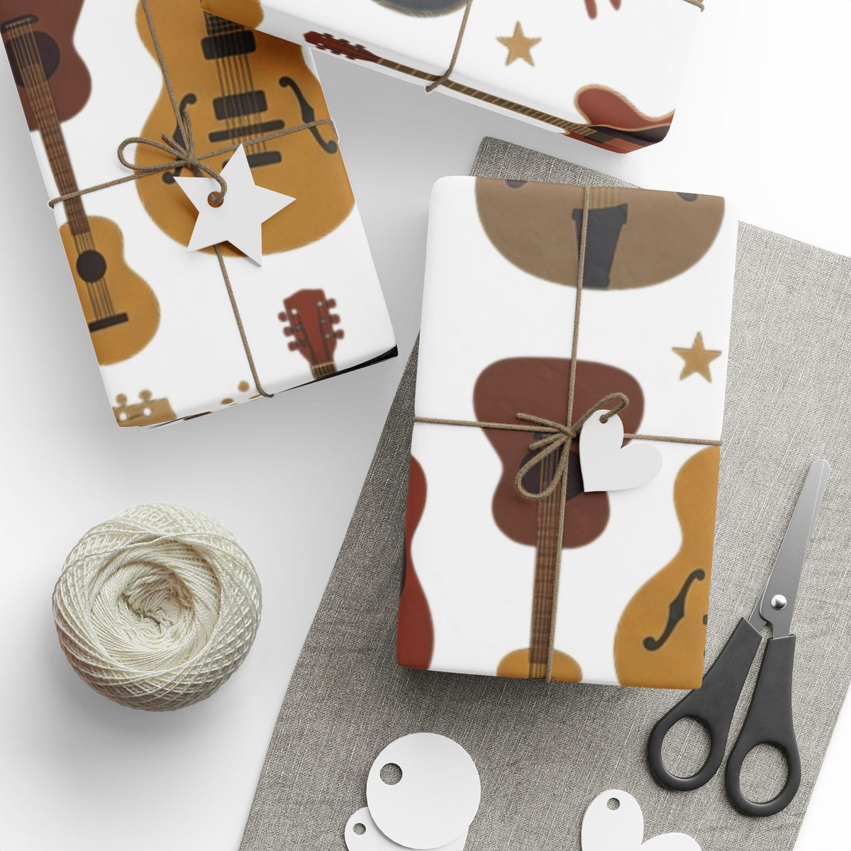 Guitar and Musical Instruments Wrapping Paper - Dark Sky Outpost