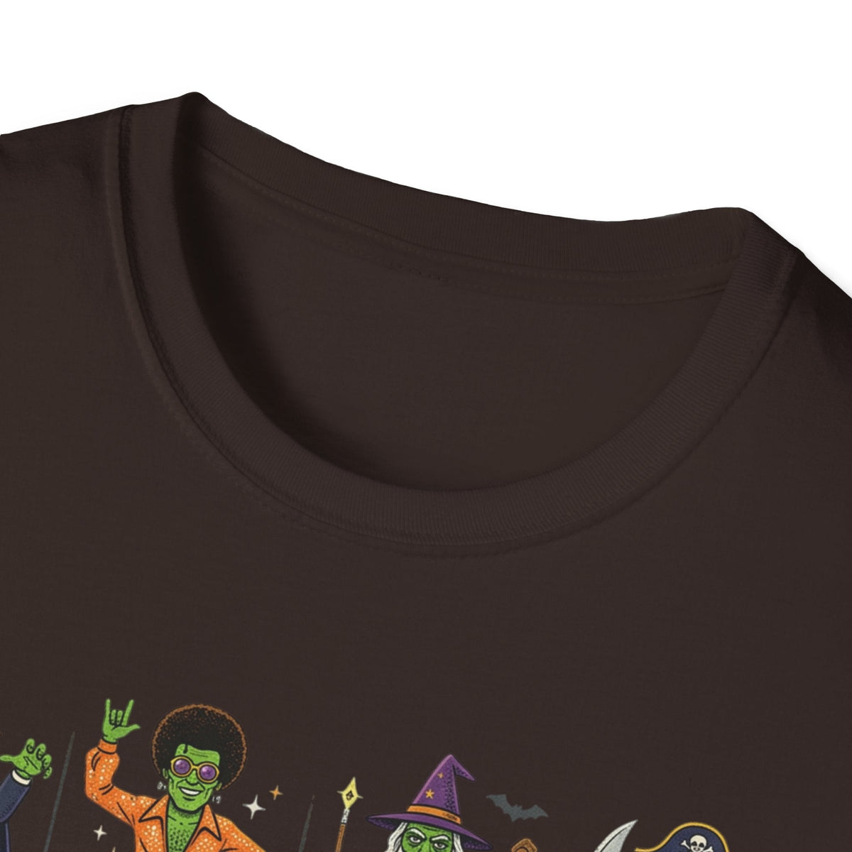 Halloween Monster Mugshot T-Shirt — Cute Retro Costume Characters Grid Tee - Dark Sky Outpost