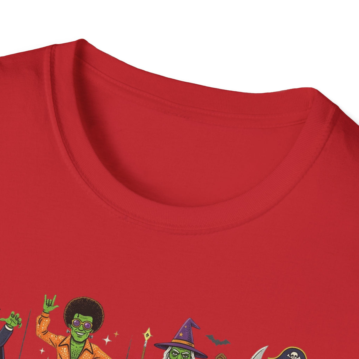 Halloween Monster Mugshot T-Shirt — Cute Retro Costume Characters Grid Tee - Dark Sky Outpost