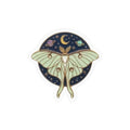Luna Moth Celestial Vinyl Sticker — Kiss-Cut Decal - Dark Sky Outpost