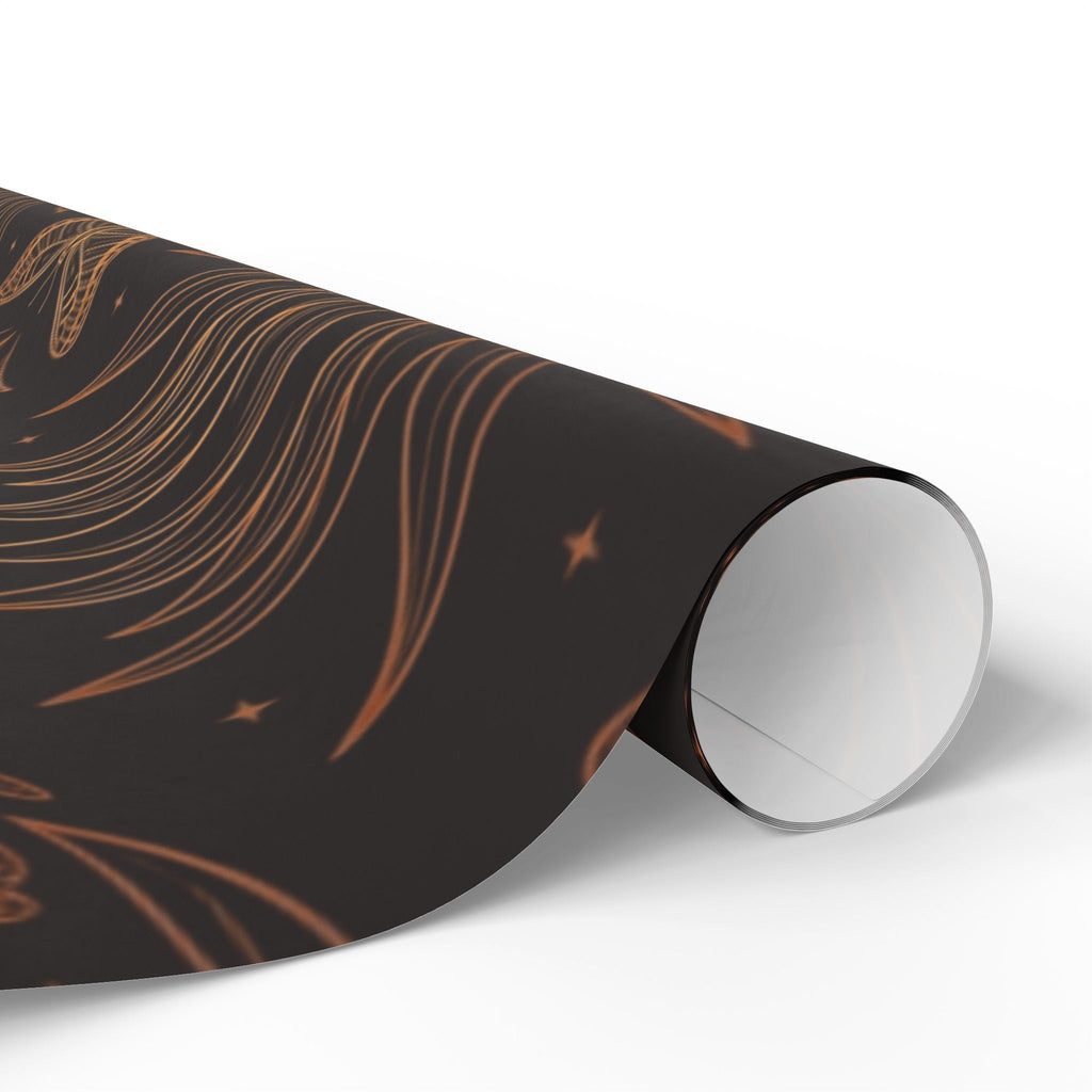 Mystic Moths & Moon Wrapping Paper - Dark Sky Outpost