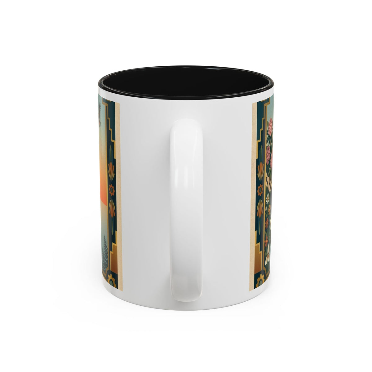 Smoky Mtns Scenic Accent Mug — Tennessee Mountains Coffee Cup (11oz/15oz) - Dark Sky Outpost