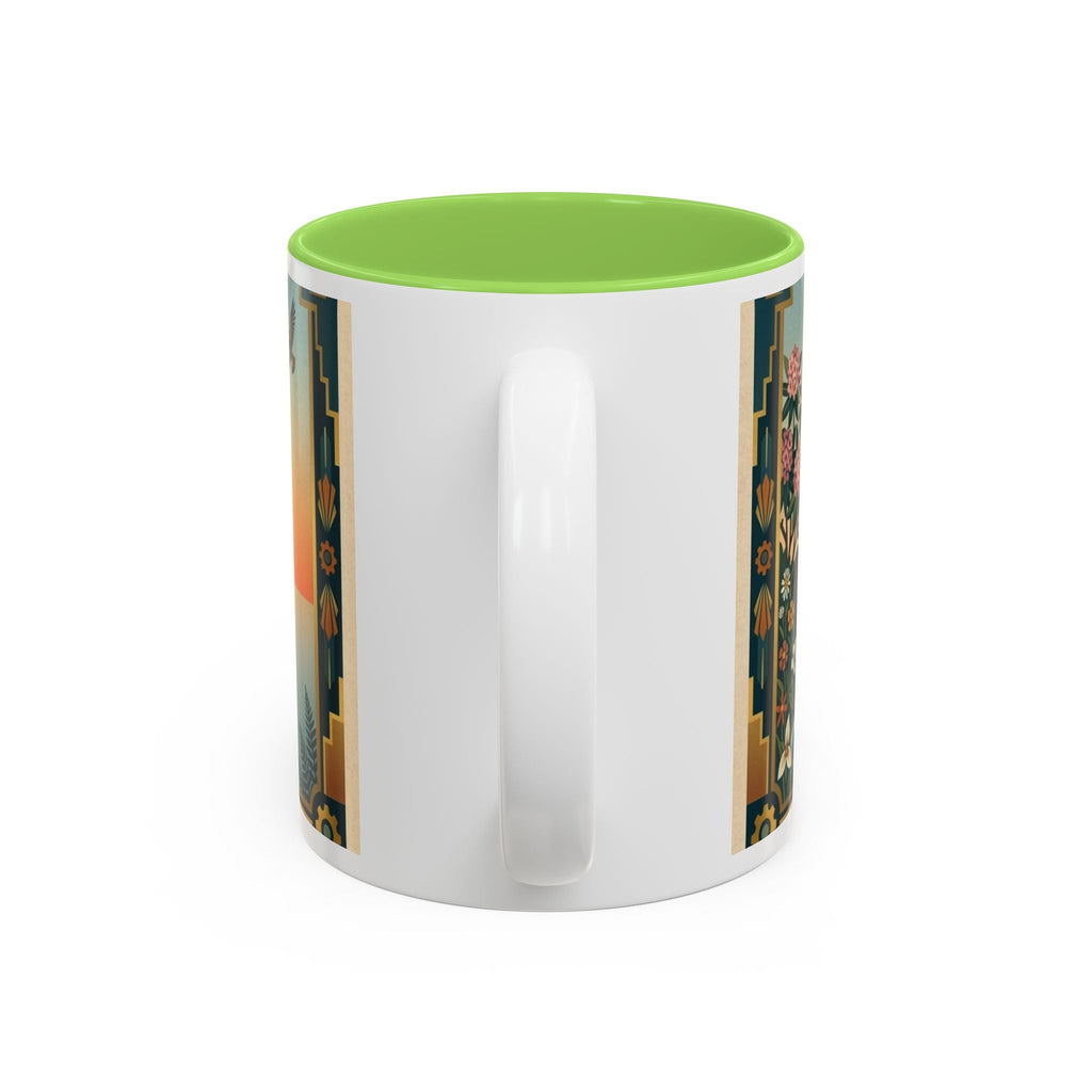 Smoky Mtns Scenic Accent Mug — Tennessee Mountains Coffee Cup (11oz/15oz) - Dark Sky Outpost