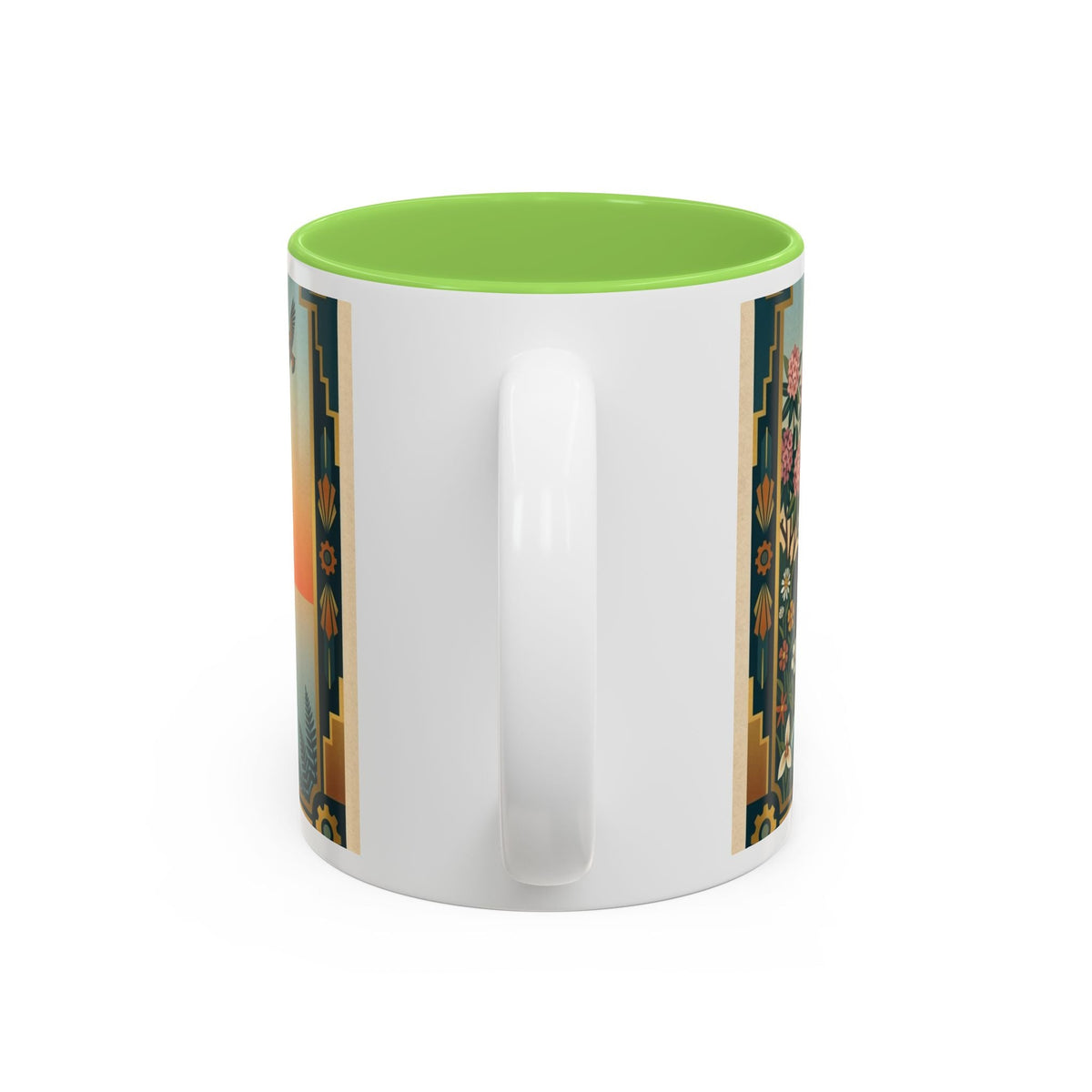 Smoky Mtns Scenic Accent Mug — Tennessee Mountains Coffee Cup (11oz/15oz) - Dark Sky Outpost