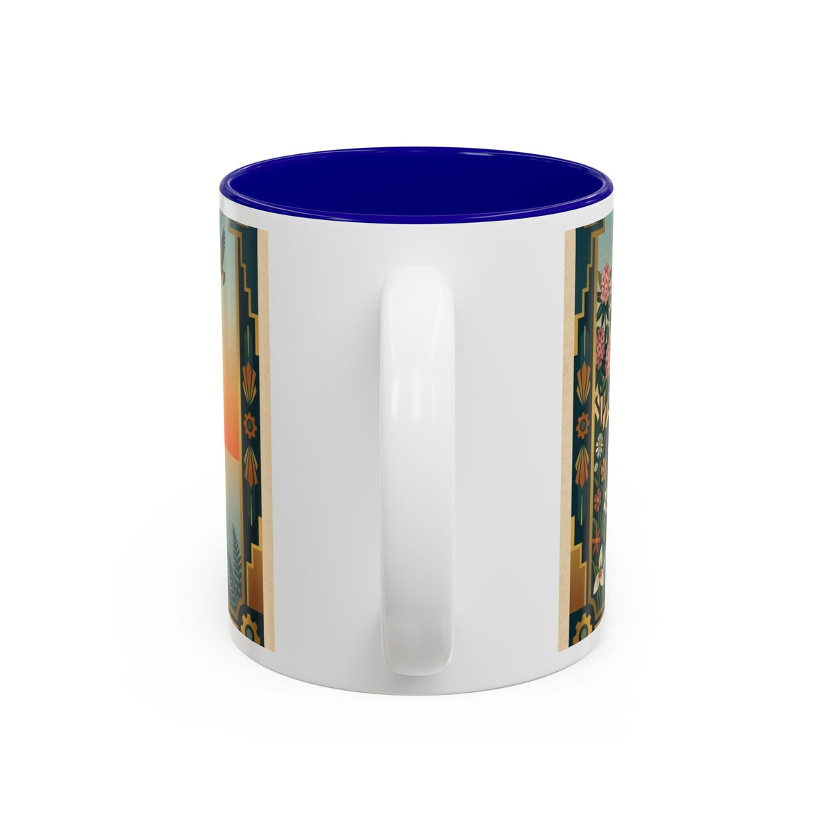 Smoky Mtns Scenic Accent Mug — Tennessee Mountains Coffee Cup (11oz/15oz) - Dark Sky Outpost