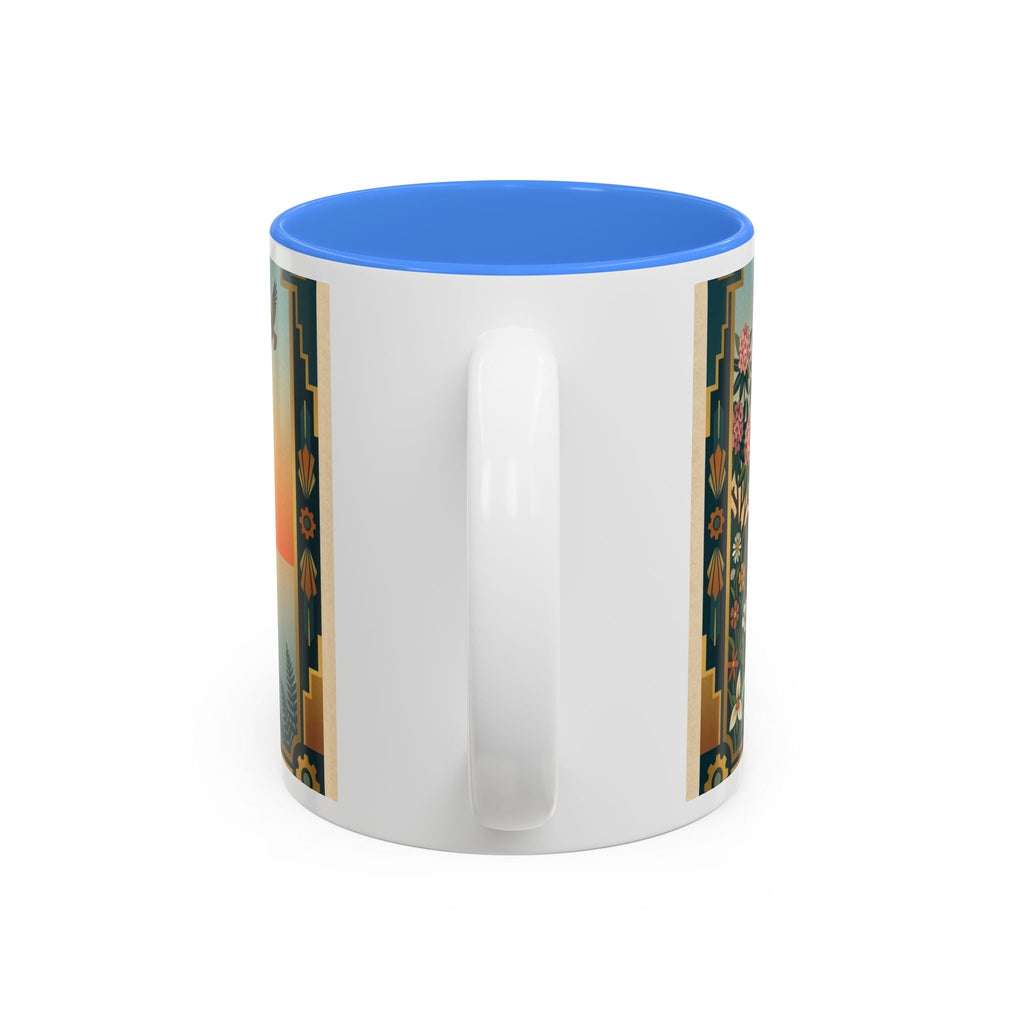 Smoky Mtns Scenic Accent Mug — Tennessee Mountains Coffee Cup (11oz/15oz) - Dark Sky Outpost