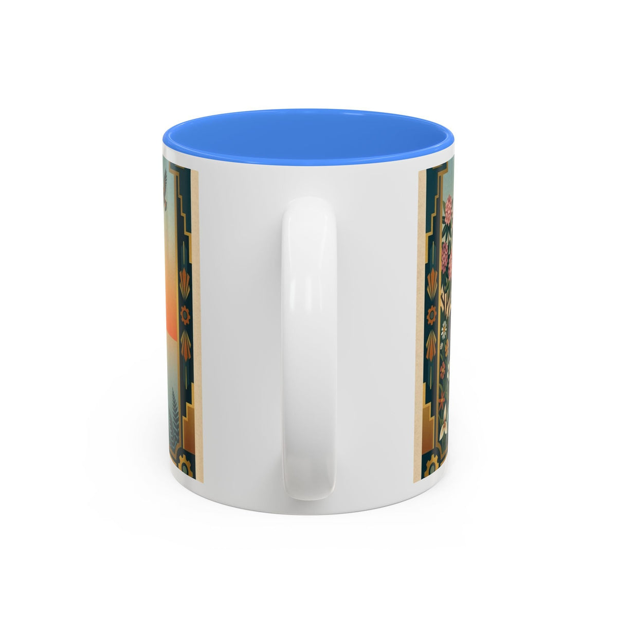 Smoky Mtns Scenic Accent Mug — Tennessee Mountains Coffee Cup (11oz/15oz) - Dark Sky Outpost