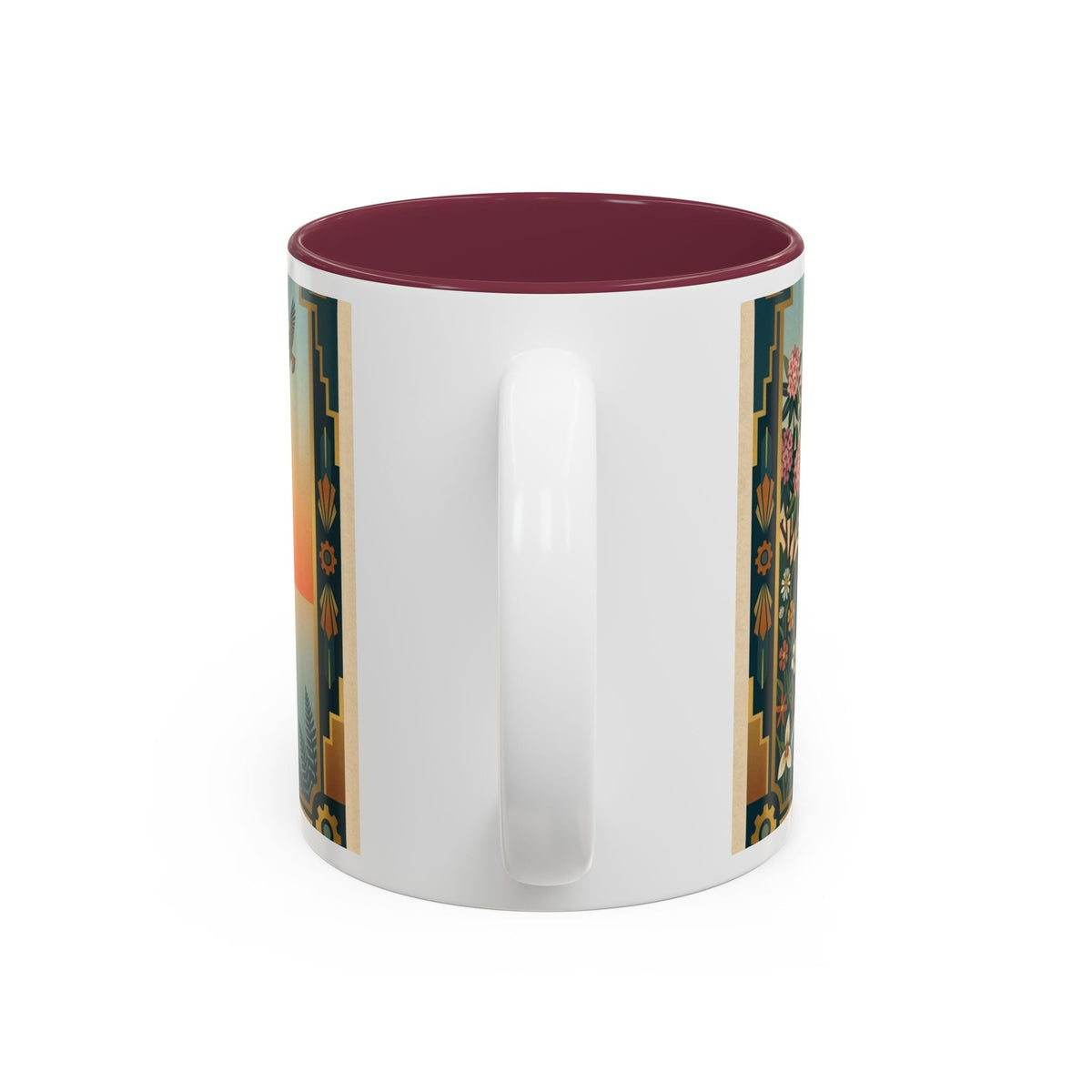 Smoky Mtns Scenic Accent Mug — Tennessee Mountains Coffee Cup (11oz/15oz) - Dark Sky Outpost