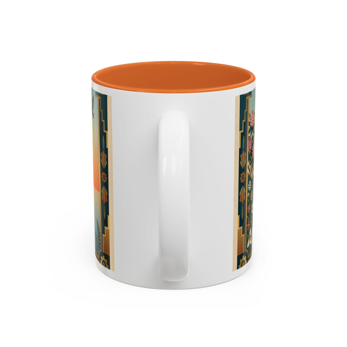 Smoky Mtns Scenic Accent Mug — Tennessee Mountains Coffee Cup (11oz/15oz) - Dark Sky Outpost