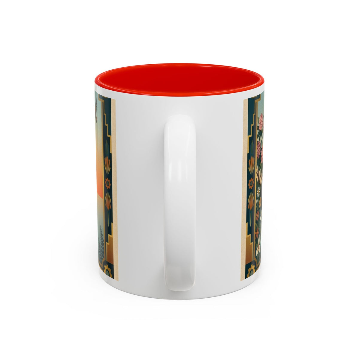 Smoky Mtns Scenic Accent Mug — Tennessee Mountains Coffee Cup (11oz/15oz) - Dark Sky Outpost