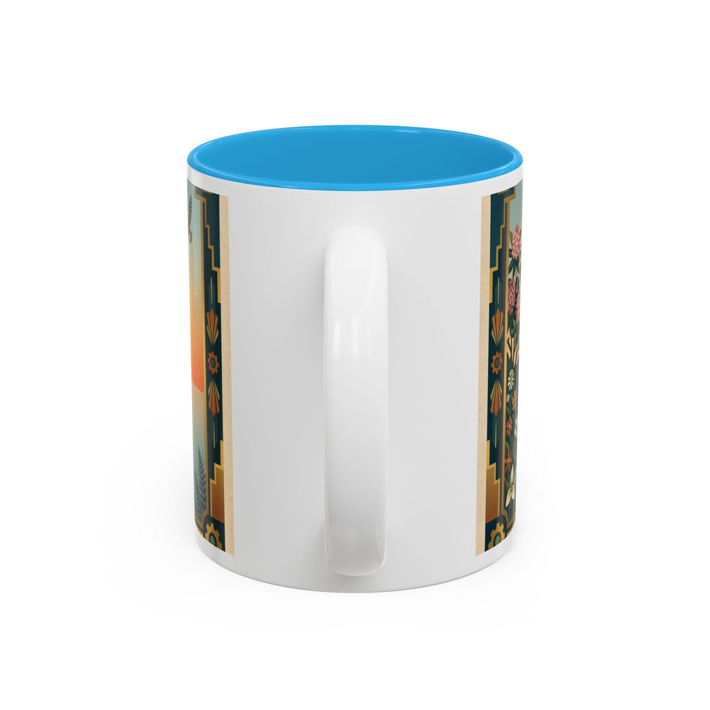 Smoky Mtns Scenic Accent Mug — Tennessee Mountains Coffee Cup (11oz/15oz) - Dark Sky Outpost