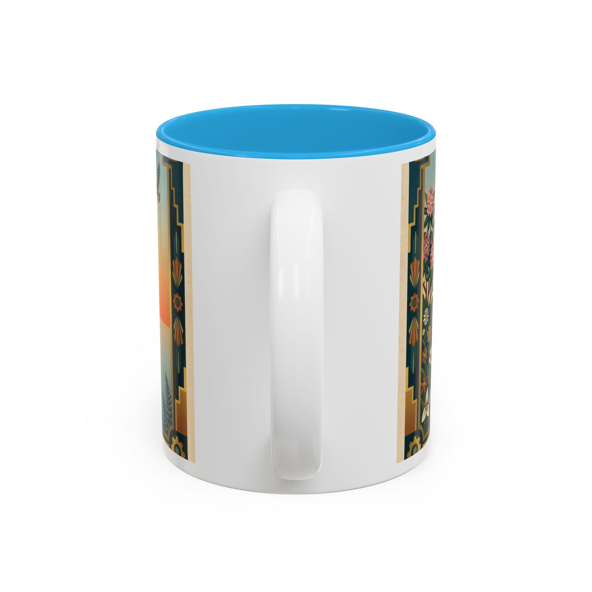 Smoky Mtns Scenic Accent Mug — Tennessee Mountains Coffee Cup (11oz/15oz) - Dark Sky Outpost