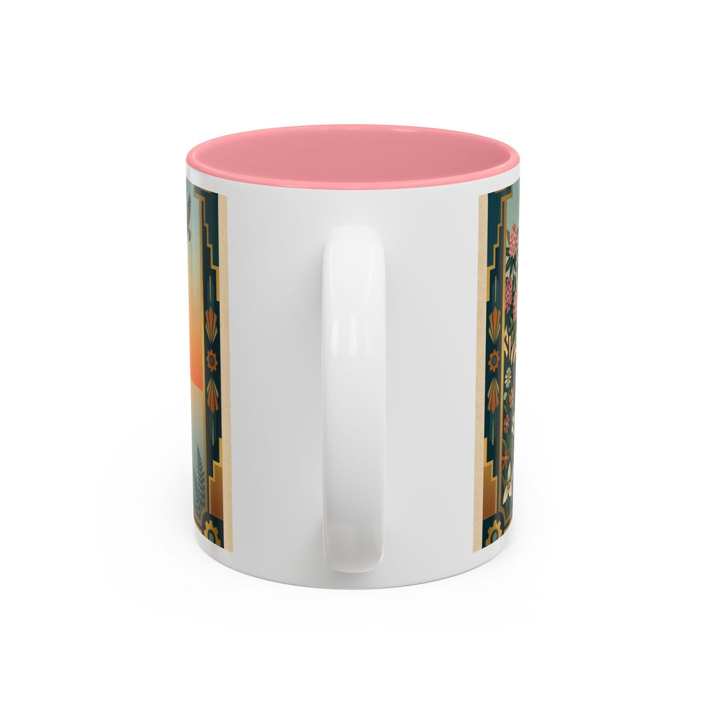 Smoky Mtns Scenic Accent Mug — Tennessee Mountains Coffee Cup (11oz/15oz) - Dark Sky Outpost