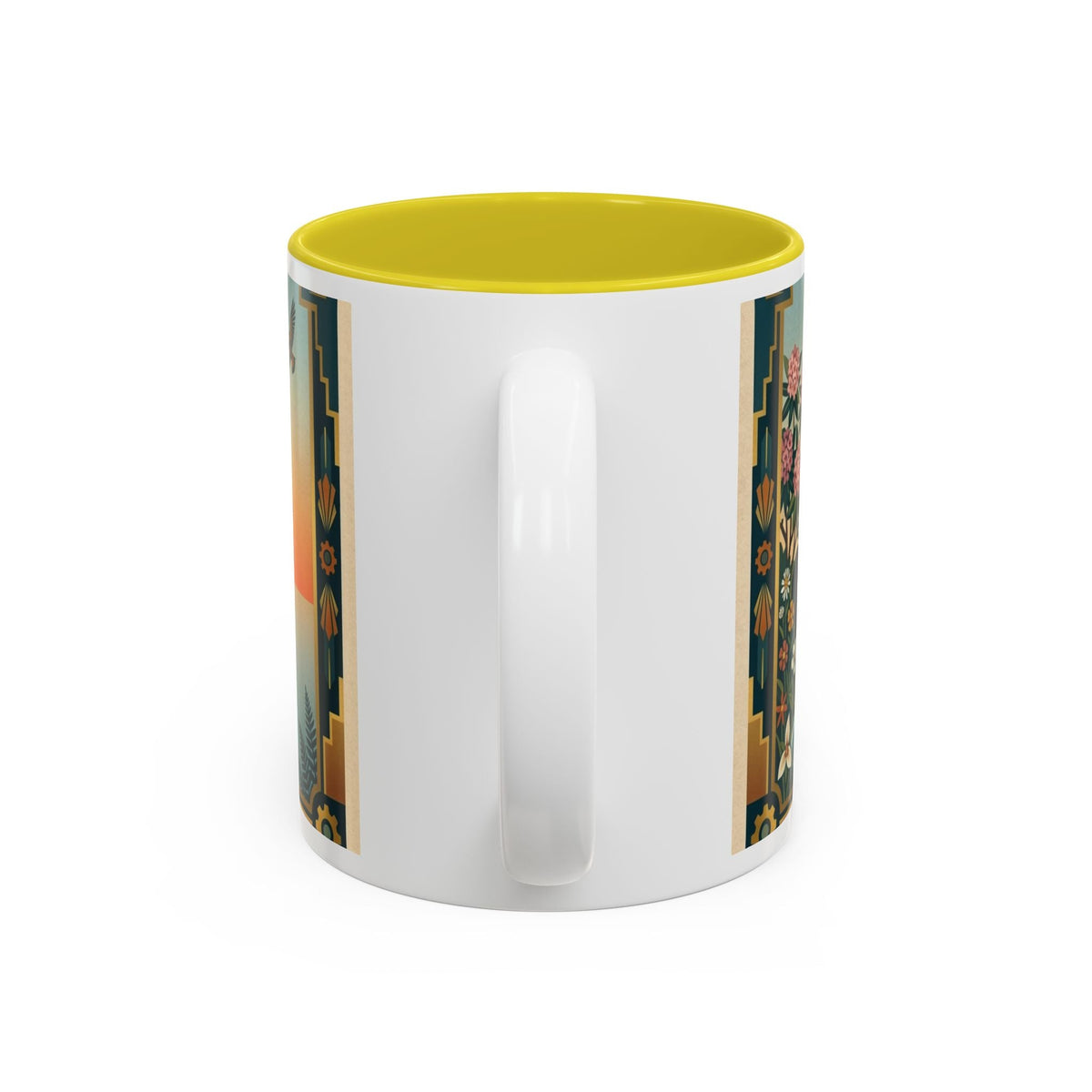 Smoky Mtns Scenic Accent Mug — Tennessee Mountains Coffee Cup (11oz/15oz) - Dark Sky Outpost