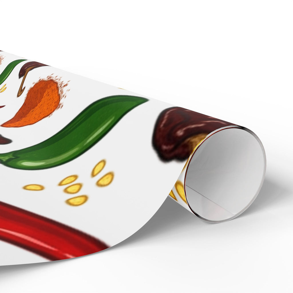 Spicy Chili Pepper Wrapping Paper - Dark Sky Outpost