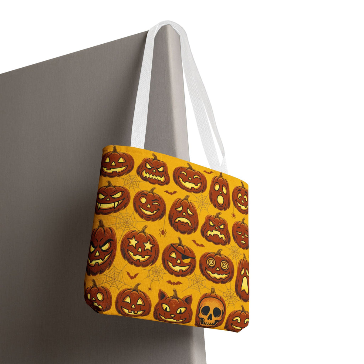 Vintage Halloween Jack-O'-Lantern Pumpkin Tote Bag - Dark Sky Outpost