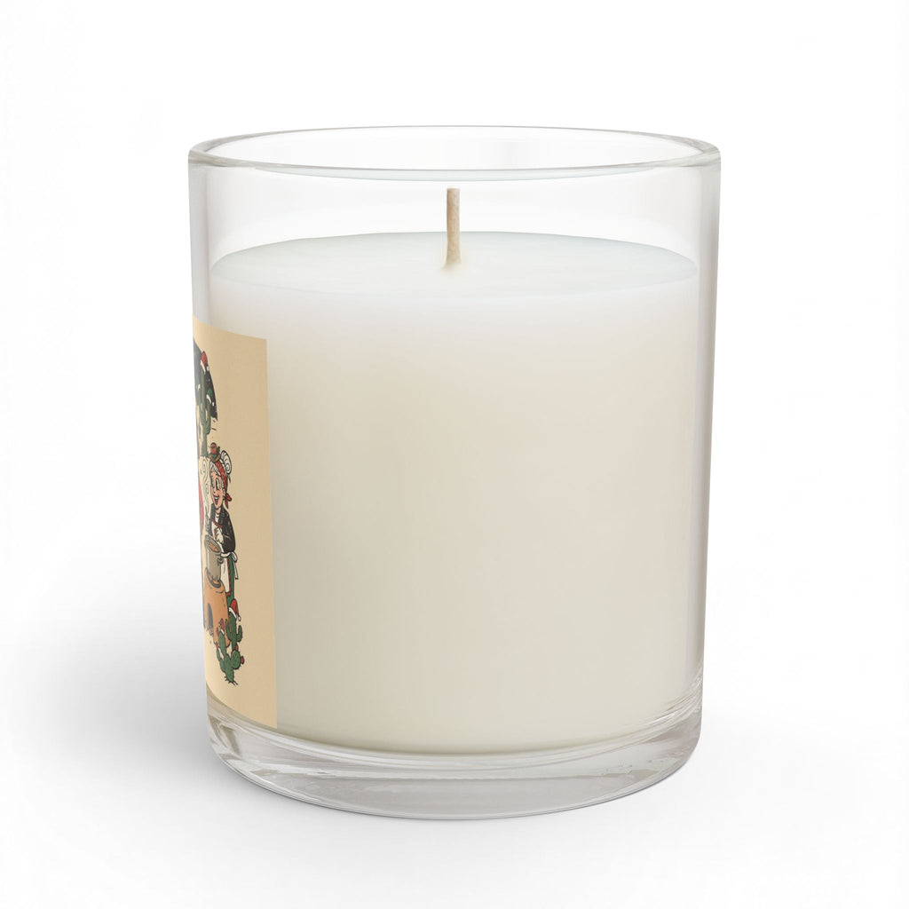 Western Santa Christmas Candle — 11oz Glass Holiday Scented Candle - Dark Sky Outpost